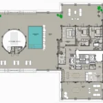 Floor plan for 3 bed unit