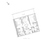 Floor plan for 2 bed unit