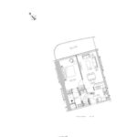 Floor plan for 1 bed unit