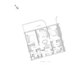 Floor plan for 2 bed unit