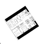 Floor plan for 1 bed unit
