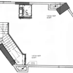 Floor plan for 0 bed unit